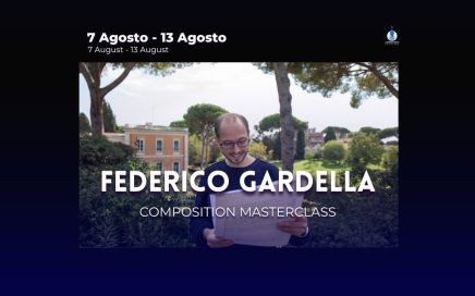 FEDERICO GARDELLA COMPOSITION MASTERCLASS COMPOSIZIONE