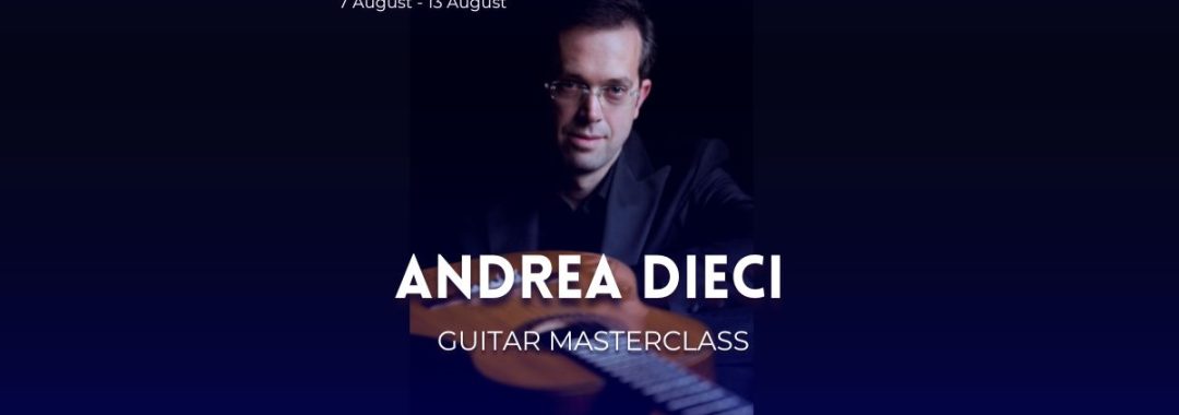 andrea dieci guitar masterclass at livorno music festival