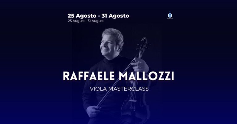 Viola Masterclass Raffaele Mallozzi corso di perfezionamento viola